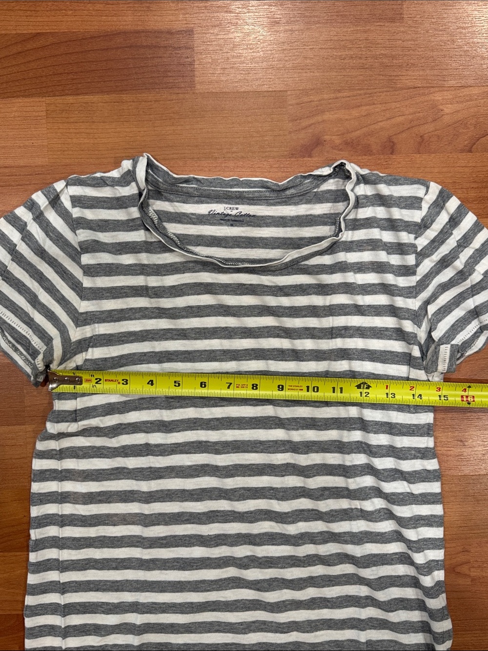 J. Crew Vintage Cotton Striped tee - Picture 4 of 5